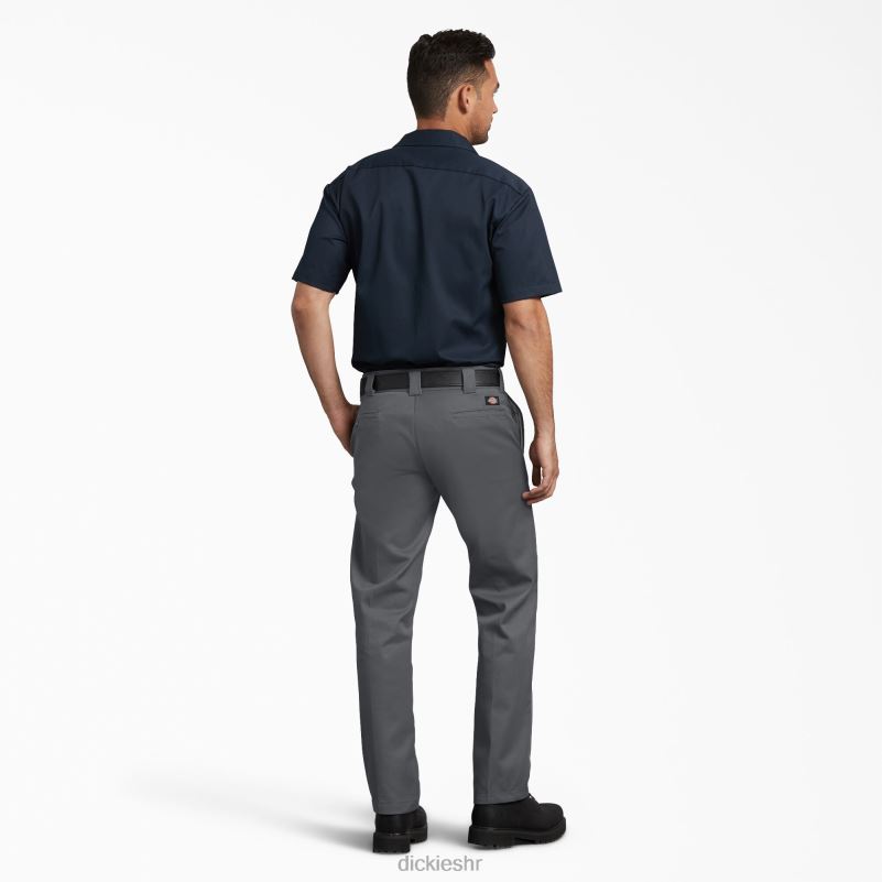 uske radne hlače muškarci Dickies ugljen siva (ch) 6BPL6114 radna odjeća
