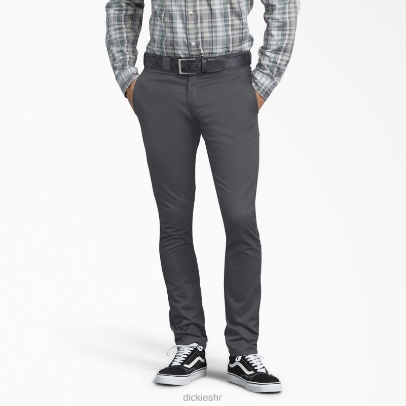 uske radne hlače muškarci Dickies ugljen siva (ch) 6BPL6148 radna odjeća