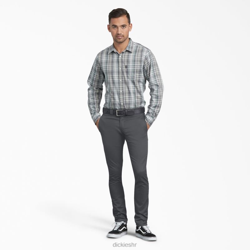 uske radne hlače muškarci Dickies ugljen siva (ch) 6BPL6148 radna odjeća