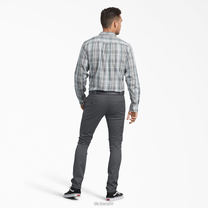 uske radne hlače muškarci Dickies ugljen siva (ch) 6BPL6148 radna odjeća