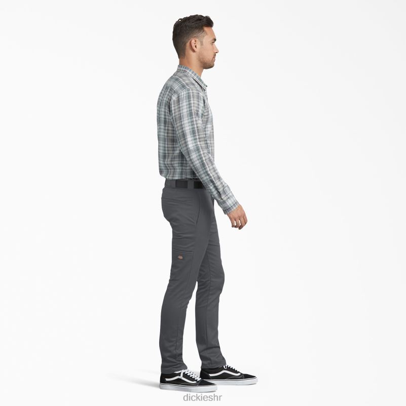 uske radne hlače muškarci Dickies ugljen siva (ch) 6BPL6148 radna odjeća