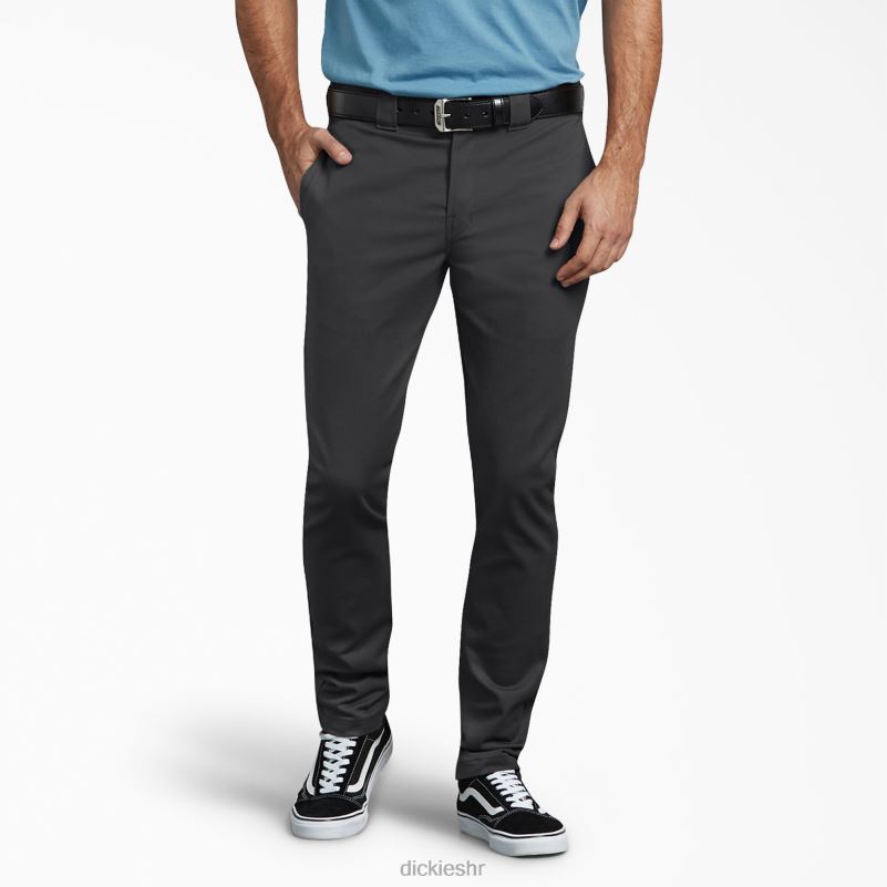uske radne hlače od kepera uskog kroja muškarci Dickies crna (bk) 6BPL6229 radna odjeća