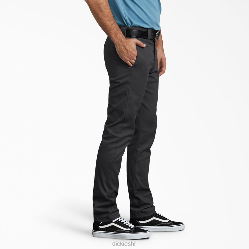 uske radne hlače od kepera uskog kroja muškarci Dickies crna (bk) 6BPL6229 radna odjeća