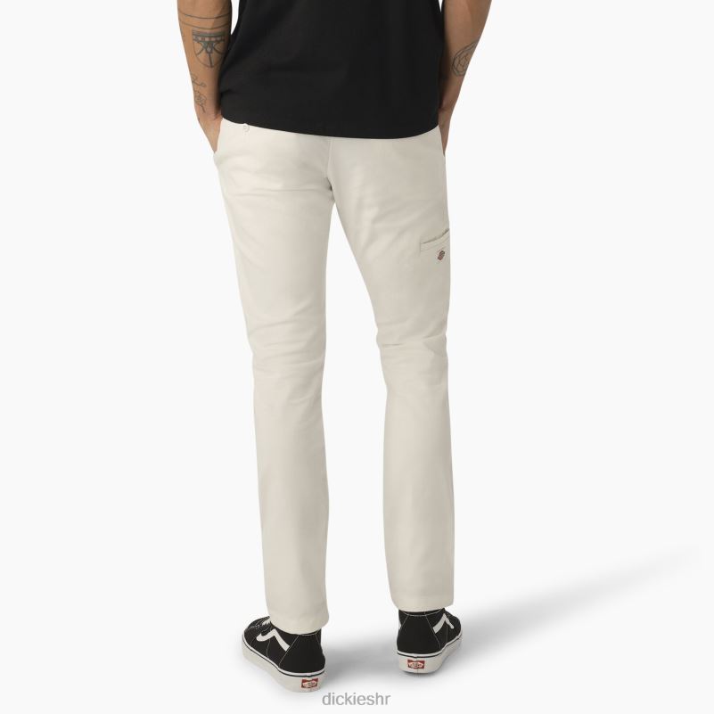 uske radne hlače s dva koljena muškarci Dickies bijelo (wh) 6BPL649 radna odjeća