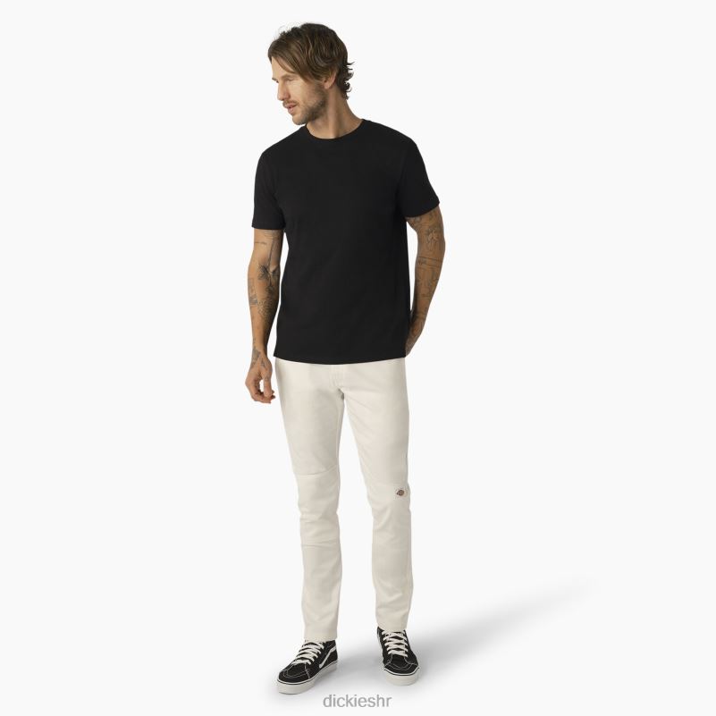 uske radne hlače s dva koljena muškarci Dickies bijelo (wh) 6BPL649 radna odjeća
