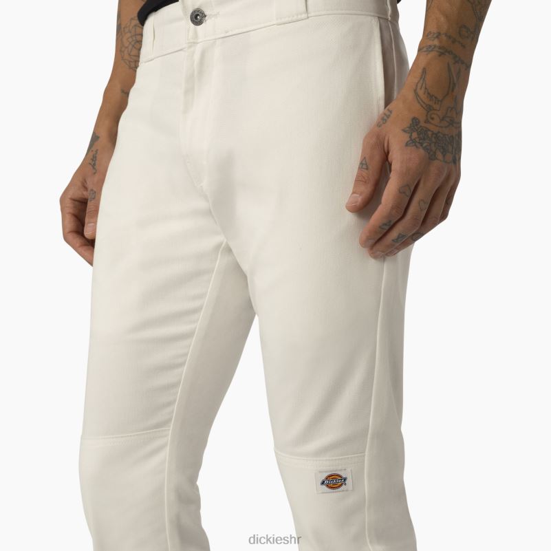 uske radne hlače s dva koljena muškarci Dickies bijelo (wh) 6BPL649 radna odjeća