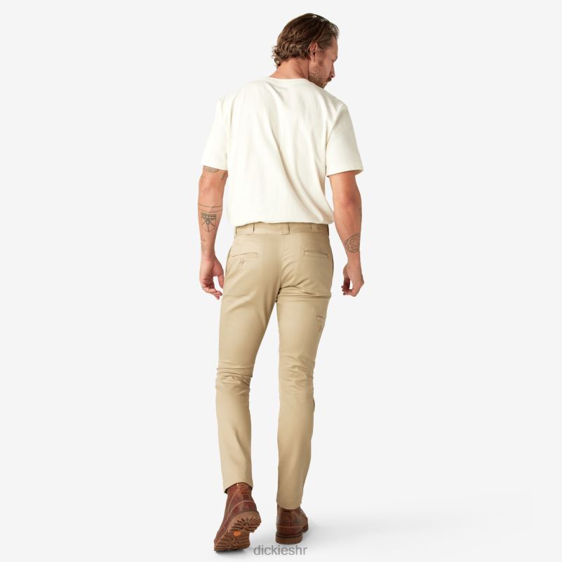 uske radne hlače s dva koljena muškarci Dickies pustinjski pijesak (ds) 6BPL644 radna odjeća