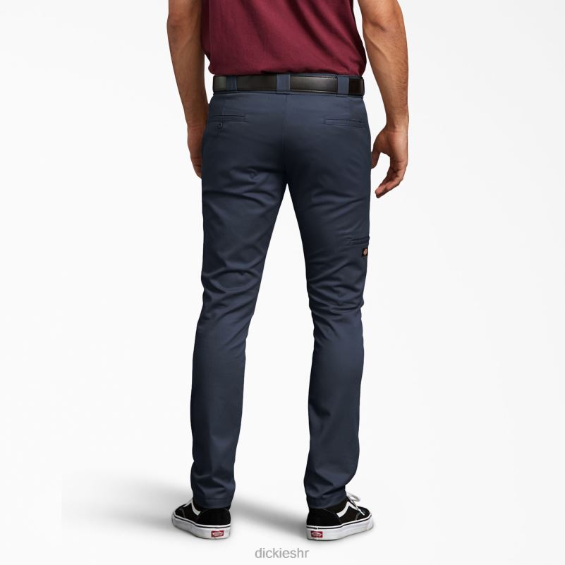 uske radne hlače s dva koljena muškarci Dickies tamnoplava (dn) 6BPL643 radna odjeća