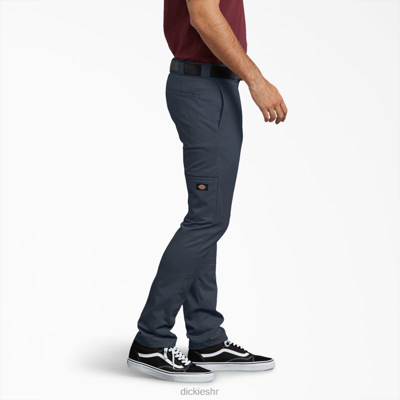 uske radne hlače s dva koljena muškarci Dickies tamnoplava (dn) 6BPL643 radna odjeća