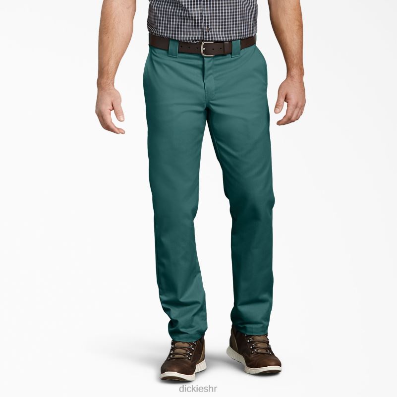 višenamjenske radne hlače s džepovima uskog kroja suženih nogavica muškarci Dickies Lincoln Green (ln) 6BPL6111 radna odjeća