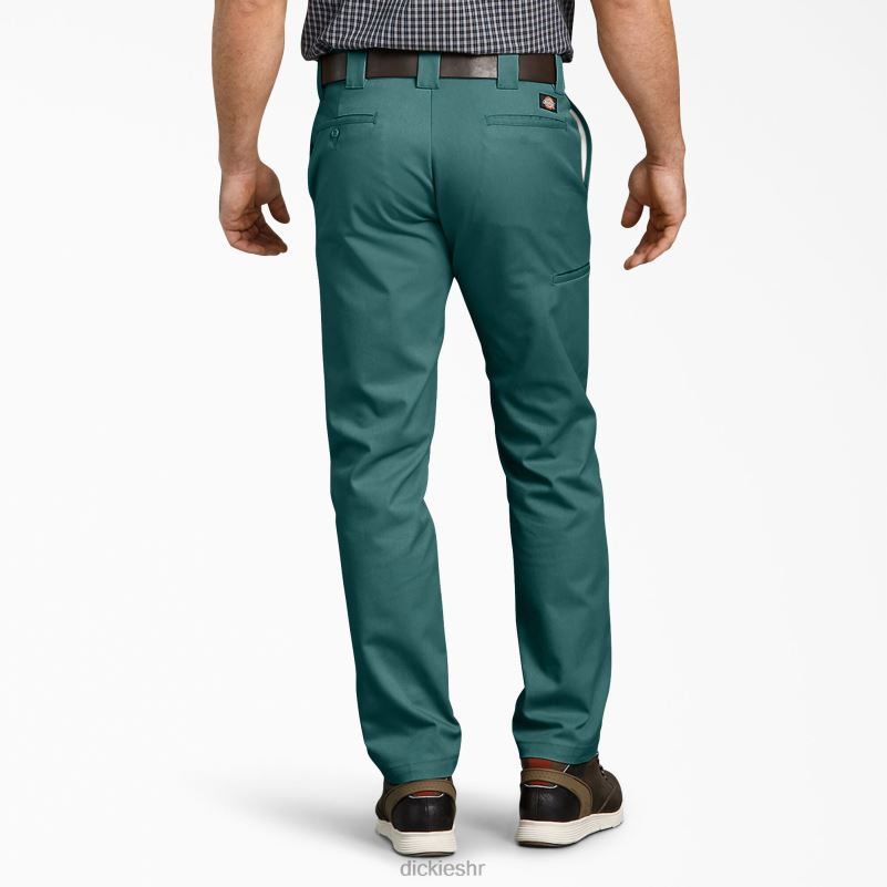 višenamjenske radne hlače s džepovima uskog kroja suženih nogavica muškarci Dickies Lincoln Green (ln) 6BPL6111 radna odjeća