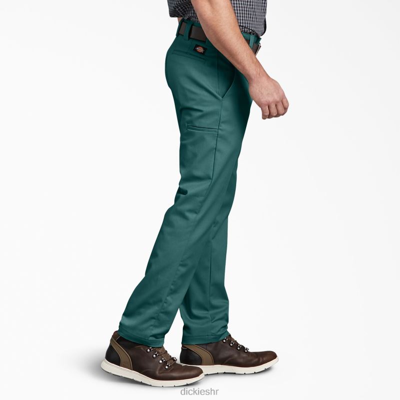 višenamjenske radne hlače s džepovima uskog kroja suženih nogavica muškarci Dickies Lincoln Green (ln) 6BPL6111 radna odjeća