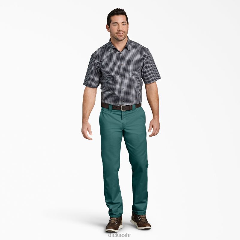 višenamjenske radne hlače s džepovima uskog kroja suženih nogavica muškarci Dickies Lincoln Green (ln) 6BPL6111 radna odjeća