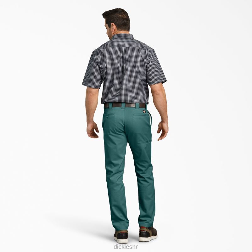 višenamjenske radne hlače s džepovima uskog kroja suženih nogavica muškarci Dickies Lincoln Green (ln) 6BPL6111 radna odjeća