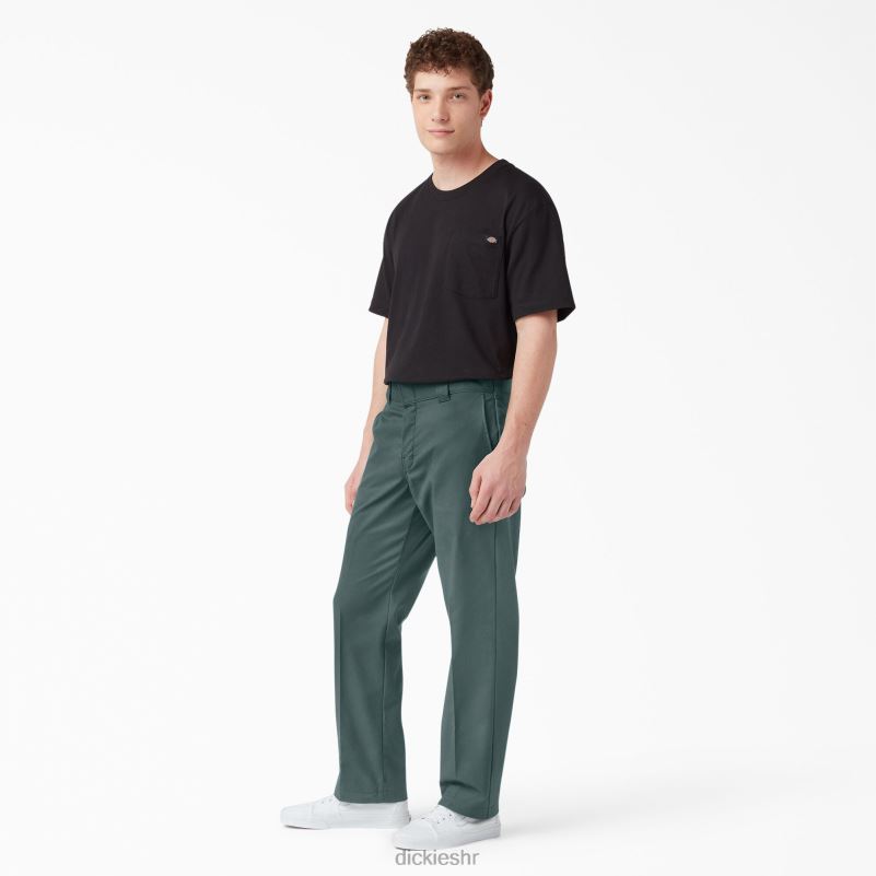 višenamjenske radne hlače s džepovima uskog kroja suženih nogavica muškarci Dickies Lincoln Green (ln) 6BPL6111 radna odjeća