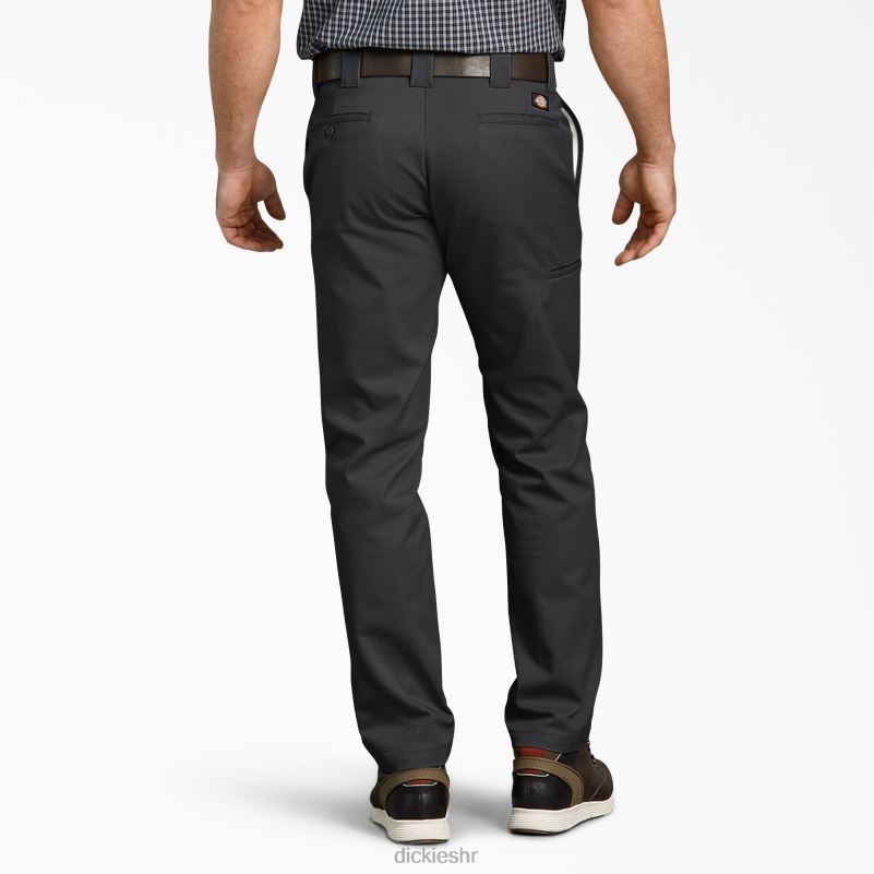 višenamjenske radne hlače s džepovima uskog kroja suženih nogavica muškarci Dickies crna (bk) 6BPL6108 radna odjeća