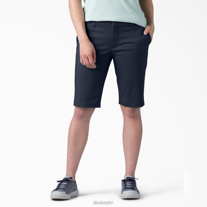 bermude savršenog oblika 11" žene Dickies isprana mornarica (rnv) 6BPL62235 radna odjeća