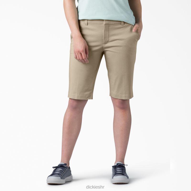 bermude savršenog oblika 11" žene Dickies isprani oksfordski kamen (rdg2) 6BPL62234 radna odjeća