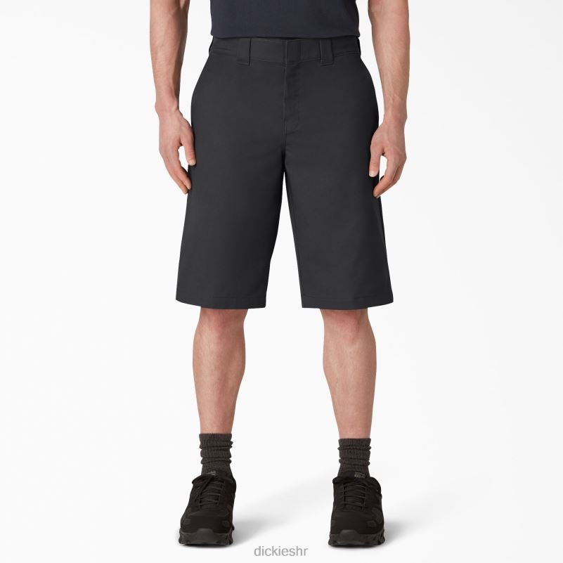 cooling aktivne kratke hlače s ravnim prednjim dijelom struka 13" muškarci Dickies crna (bk) 6BPL6398 radna odjeća