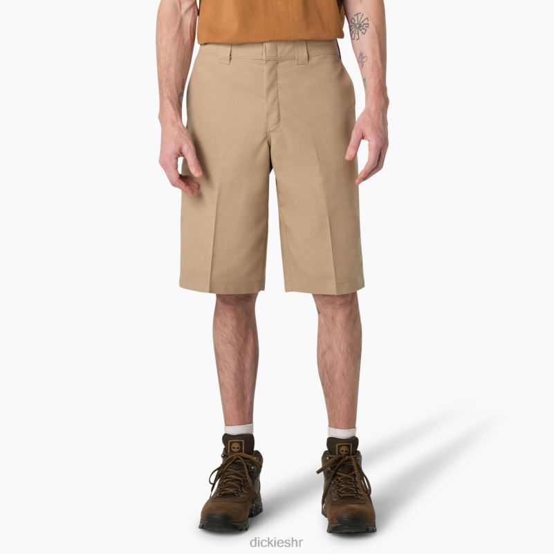 cooling aktivne kratke hlače s ravnim prednjim dijelom struka 13" muškarci Dickies pustinjski pijesak (ds) 6BPL6401 radna odjeća