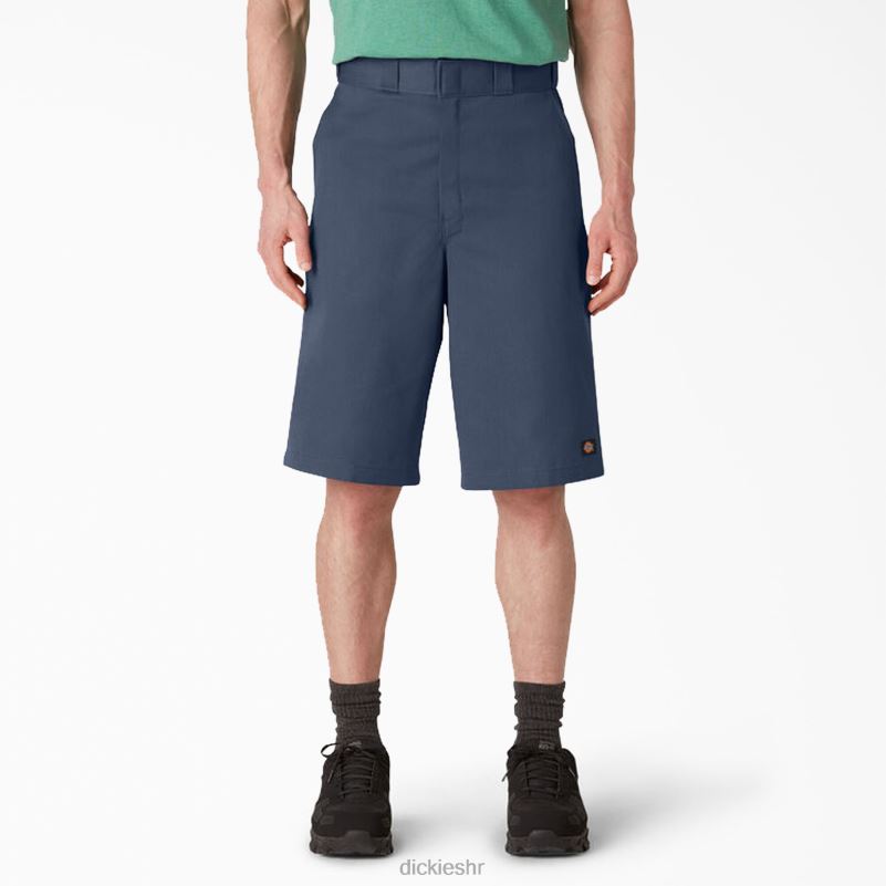široke kratke radne hlače s ravnim prednjim dijelom 13" muškarci Dickies tamnoplava (nv) 6BPL6346 radna odjeća