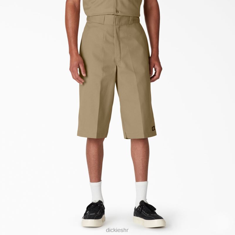 široke višenamjenske kratke radne hlače s džepovima 15" muškarci Dickies kaki (kh) 6BPL6359 radna odjeća