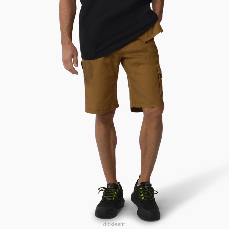 kratke hlače temp-iq 365 tech duck 11" muškarci Dickies isprana smeđa patka (rbd) 6BPL6483 radna odjeća