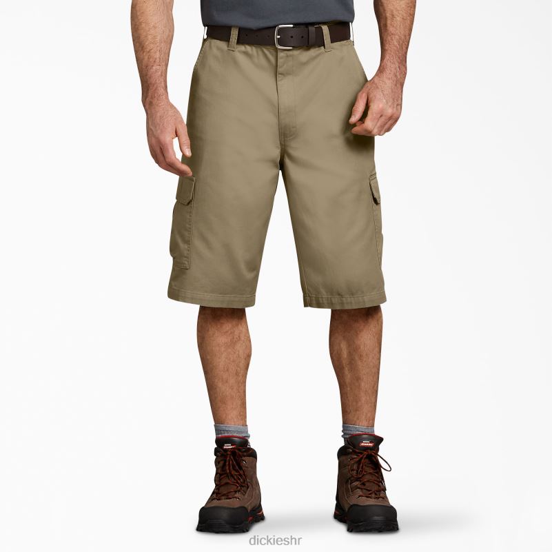 kratke radne hlače širokog kroja 13" muškarci Dickies isprani kaki (rkh) 6BPL6388 radna odjeća