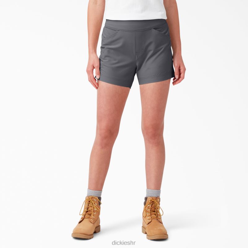 rashladne kratke hlače na uvlačenje 5" žene Dickies grafitno siva (ga) 6BPL61597 radna odjeća