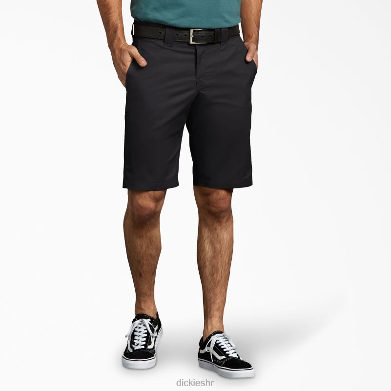 uske kratke radne hlače 11" muškarci Dickies crna (bk) 6BPL6389 radna odjeća