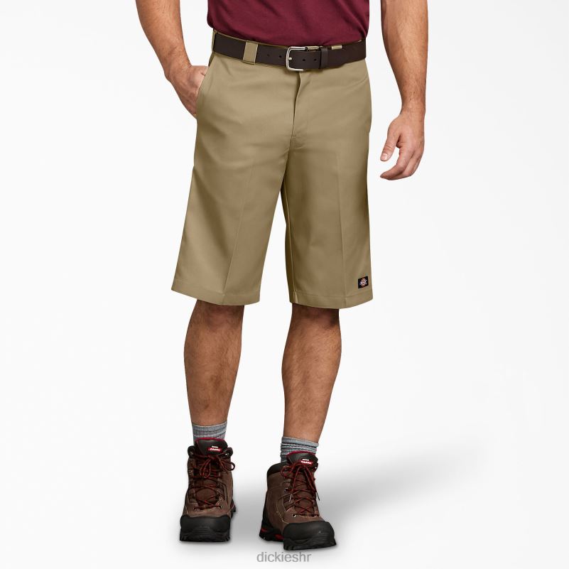 višenamjenske radne hlače opuštenog kroja s džepovima 13" muškarci Dickies kaki (kh) 6BPL6374 radna odjeća