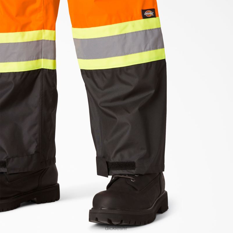 hi vis 2-dijelno sigurnosno kišno odijelo uniseks Dickies ansi narančasta (ao) 6BPL61453 radna odjeća