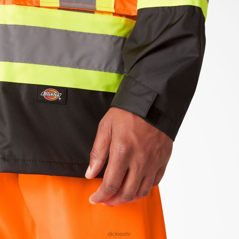 hi vis 2-dijelno sigurnosno kišno odijelo uniseks Dickies ansi narančasta (ao) 6BPL61453 radna odjeća