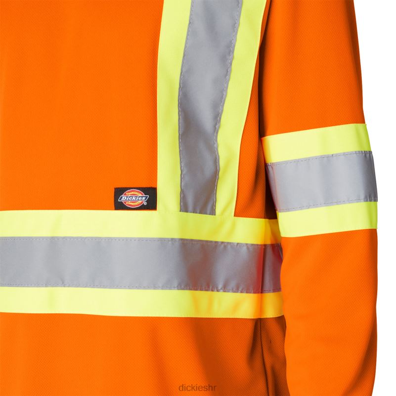 hi vis sigurnosna majica dugih rukava uniseks Dickies ansi narančasta (ao) 6BPL61448 radna odjeća