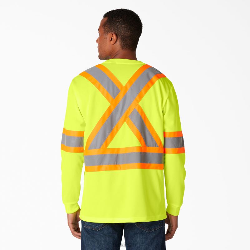 hi vis sigurnosna majica dugih rukava uniseks Dickies ansi žuta (ay) 6BPL61449 radna odjeća