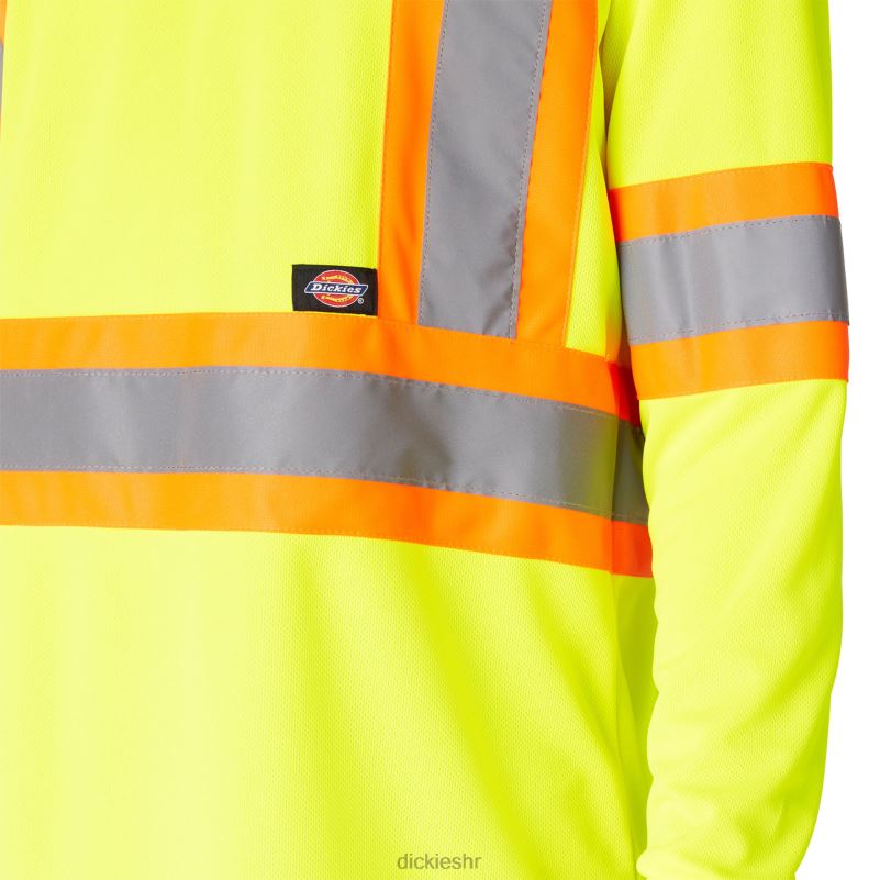hi vis sigurnosna majica dugih rukava uniseks Dickies ansi žuta (ay) 6BPL61449 radna odjeća