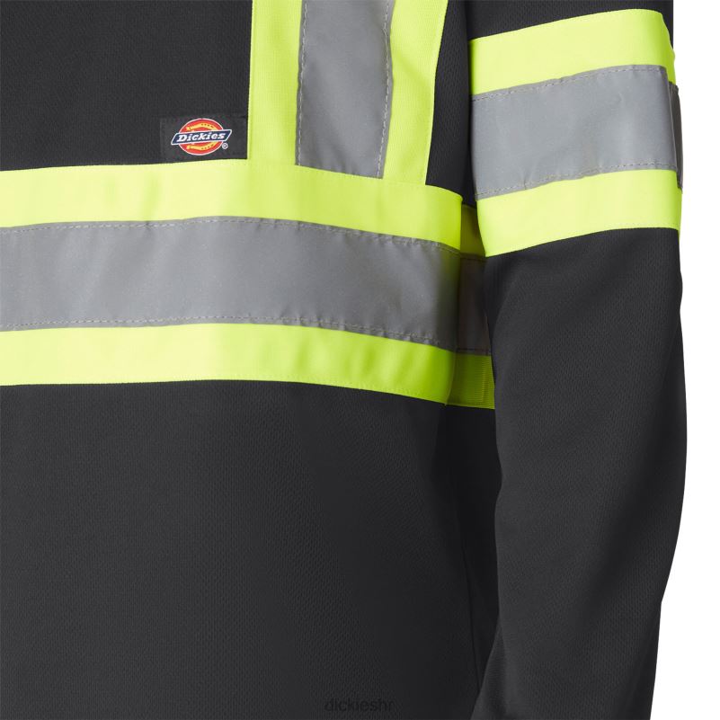 hi vis sigurnosna majica dugih rukava uniseks Dickies crna (bk) 6BPL61450 radna odjeća