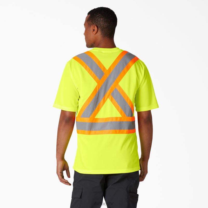 hi vis sigurnosna majica kratkih rukava uniseks Dickies ansi žuta (ay) 6BPL61446 radna odjeća