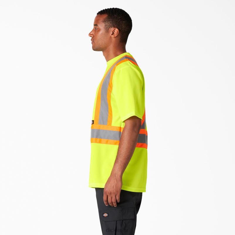 hi vis sigurnosna majica kratkih rukava uniseks Dickies ansi žuta (ay) 6BPL61446 radna odjeća