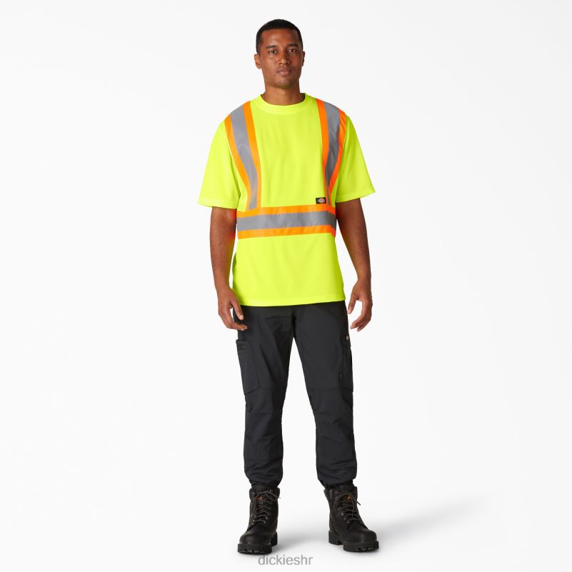 hi vis sigurnosna majica kratkih rukava uniseks Dickies ansi žuta (ay) 6BPL61446 radna odjeća