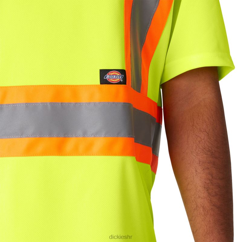 hi vis sigurnosna majica kratkih rukava uniseks Dickies ansi žuta (ay) 6BPL61446 radna odjeća