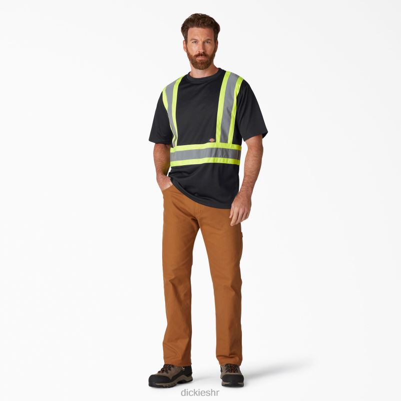 hi vis sigurnosna majica kratkih rukava uniseks Dickies crna (bk) 6BPL61447 radna odjeća