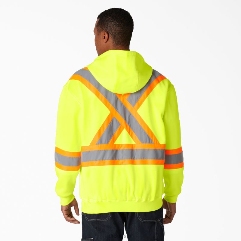 hi vis sigurnosna majica s kapuljačom uniseks Dickies ansi žuta (ay) 6BPL61459 radna odjeća
