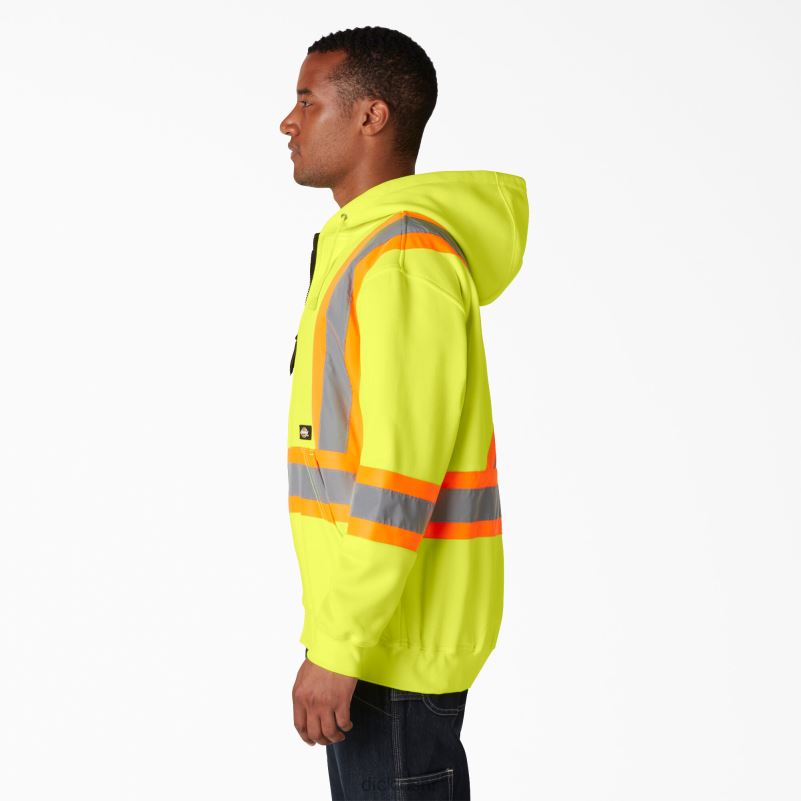 hi vis sigurnosna majica s kapuljačom uniseks Dickies ansi žuta (ay) 6BPL61459 radna odjeća