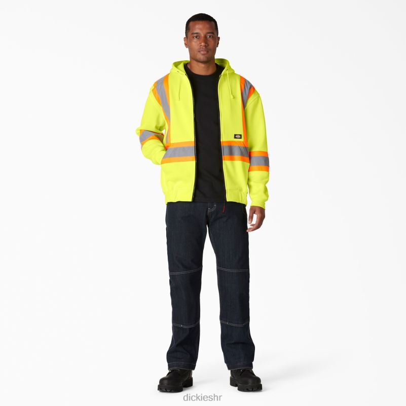 hi vis sigurnosna majica s kapuljačom uniseks Dickies ansi žuta (ay) 6BPL61459 radna odjeća