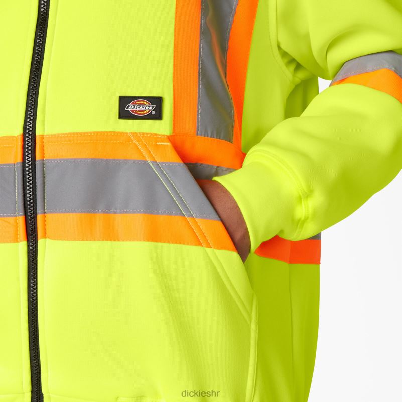 hi vis sigurnosna majica s kapuljačom uniseks Dickies ansi žuta (ay) 6BPL61459 radna odjeća