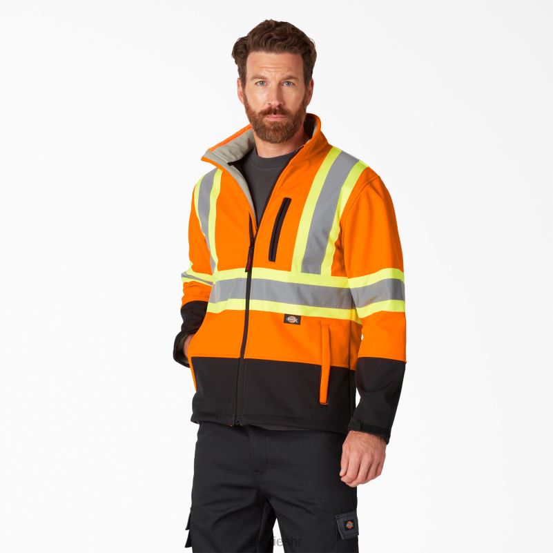 hi vis sigurnosna softshell jakna uniseks Dickies ansi narančasta (ao) 6BPL61455 radna odjeća