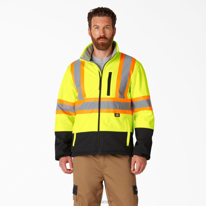 hi vis sigurnosna softshell jakna uniseks Dickies ansi žuta (ay) 6BPL61456 radna odjeća