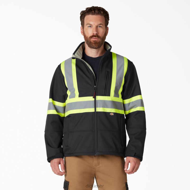 hi vis sigurnosna softshell jakna uniseks Dickies crna (bk) 6BPL61457 radna odjeća