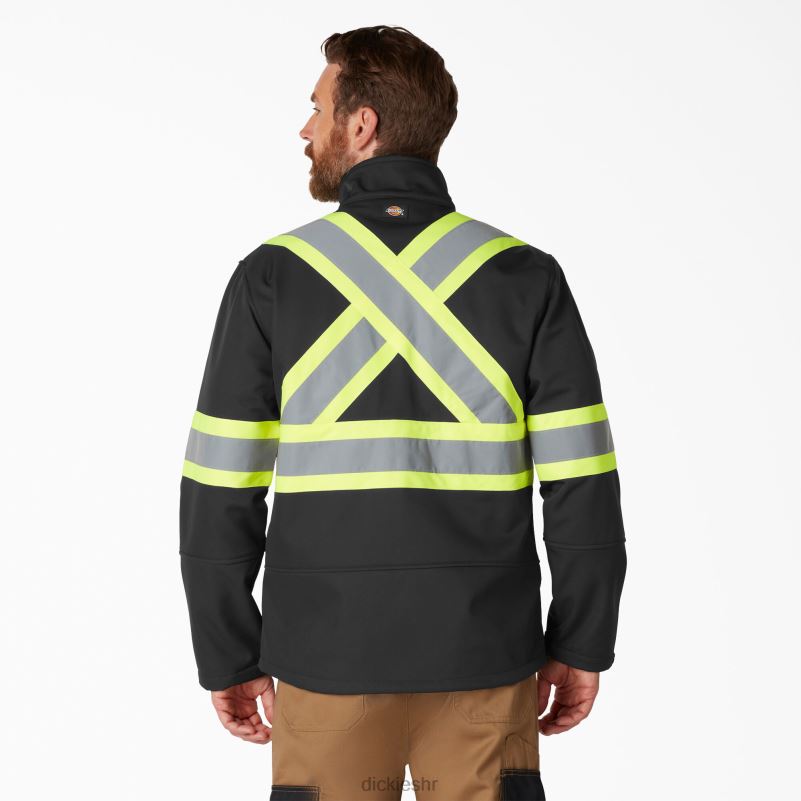 hi vis sigurnosna softshell jakna uniseks Dickies crna (bk) 6BPL61457 radna odjeća